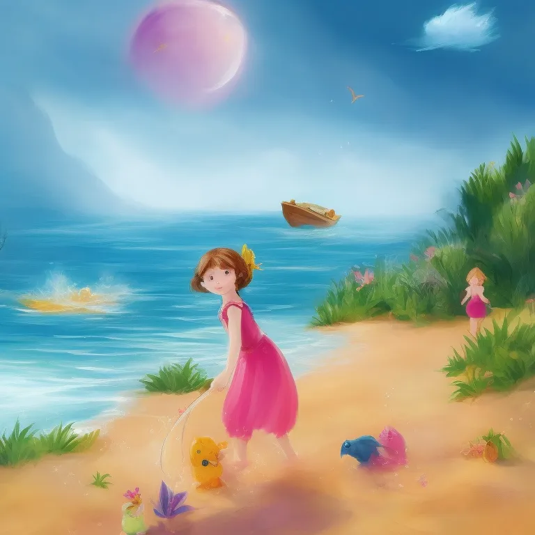 Illustration: Lily's First Trip to the Beach