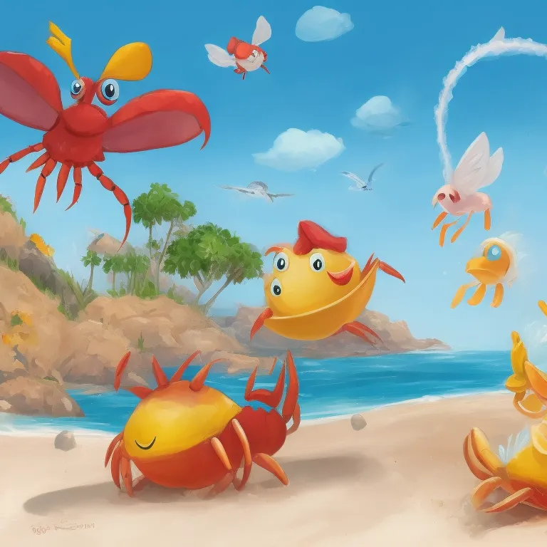 Illustration: Crabby and Seagull&#x27;s Big Idea