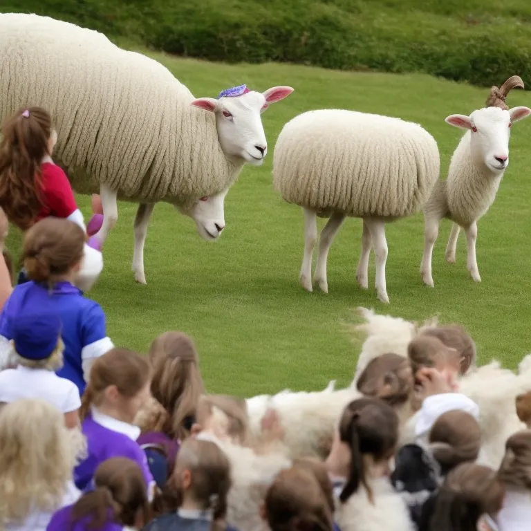 Illustration: The Sheep-Shearing Competition Takes a Surprising Turn