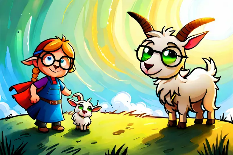Molly the Helpful Farm Goat