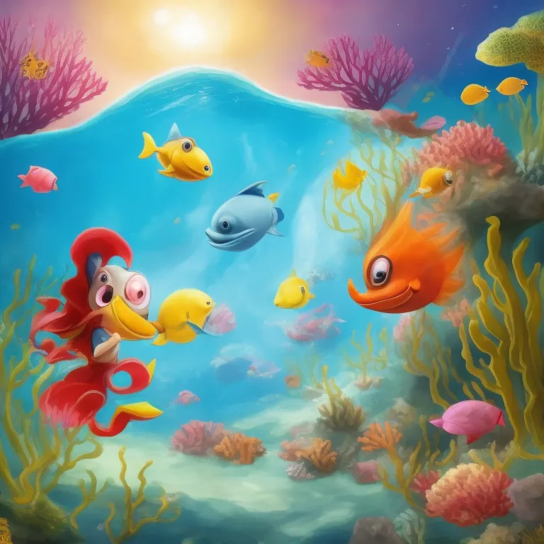 Illustration: Oliver and His Ocean Friends