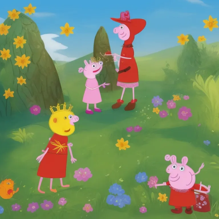 Illustration: Peppa's Adventure in the Forest