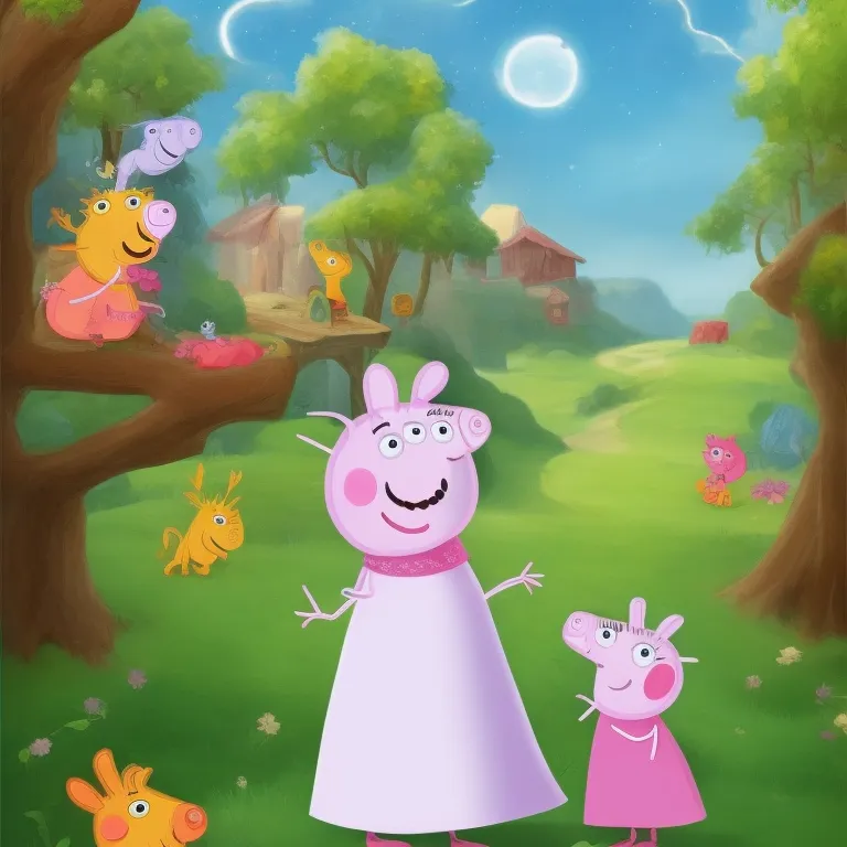 Illustration: Peppa is Safe and Sound!