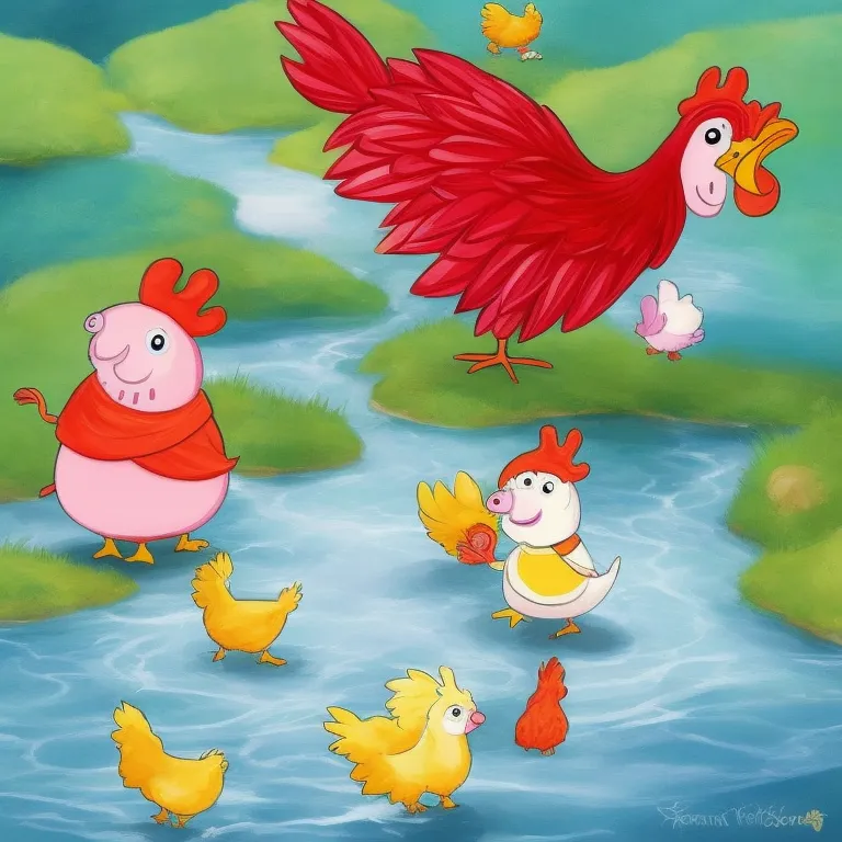 Illustration: Peppa and Her Friends Face Challenges