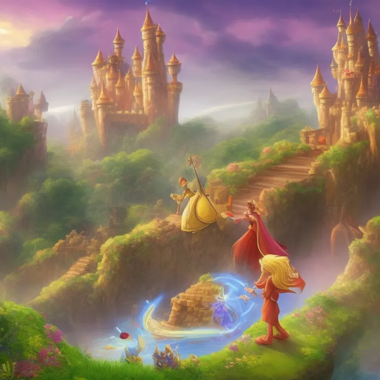 Illustration: Prince Brave Saves the Castle