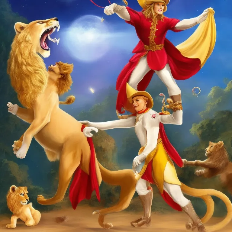 Illustration: Lion Tamer Leo's Fear