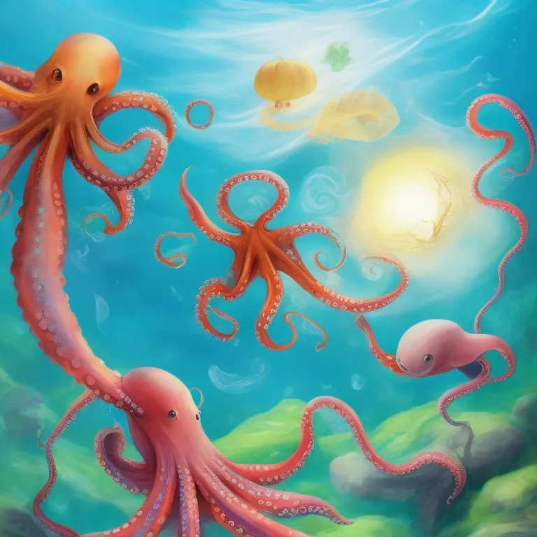 Illustration: Reflections of an Adventurous Octopus