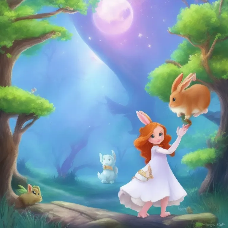 Illustration: Lost in the Forest: A Rabbit&#x27;s Adventure