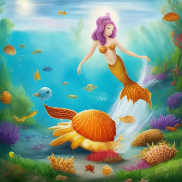 Illustration: Helping the Mermaid