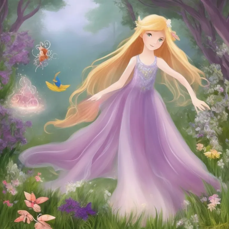 Illustration: Samantha's Special Fairy Garden