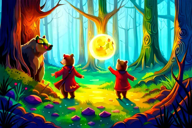 The Friendly Bears and the Kind Wolf