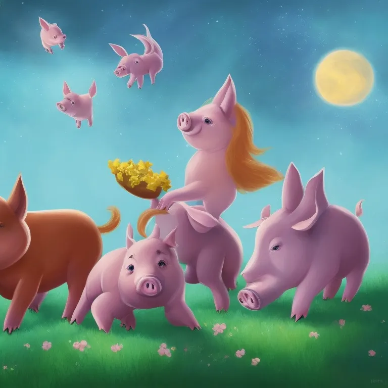 Illustration: Meet the Mischievous Pigs
