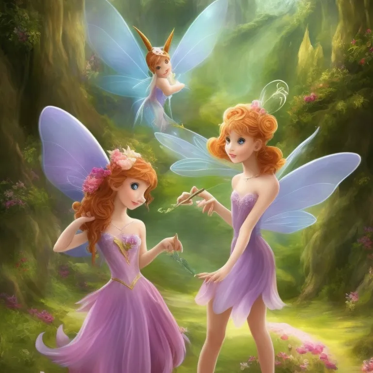 Illustration: Making Friends with Mischievous Fairies