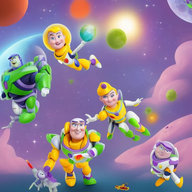 Illustration: Space Adventure with Buzz Lightyear