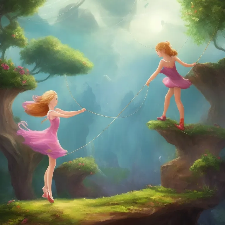 Illustration: Tilly Becomes the Greatest Tightrope Walker